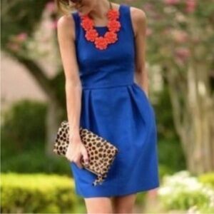J Crew Allie festival Blue Sleeveless size 6 Dress